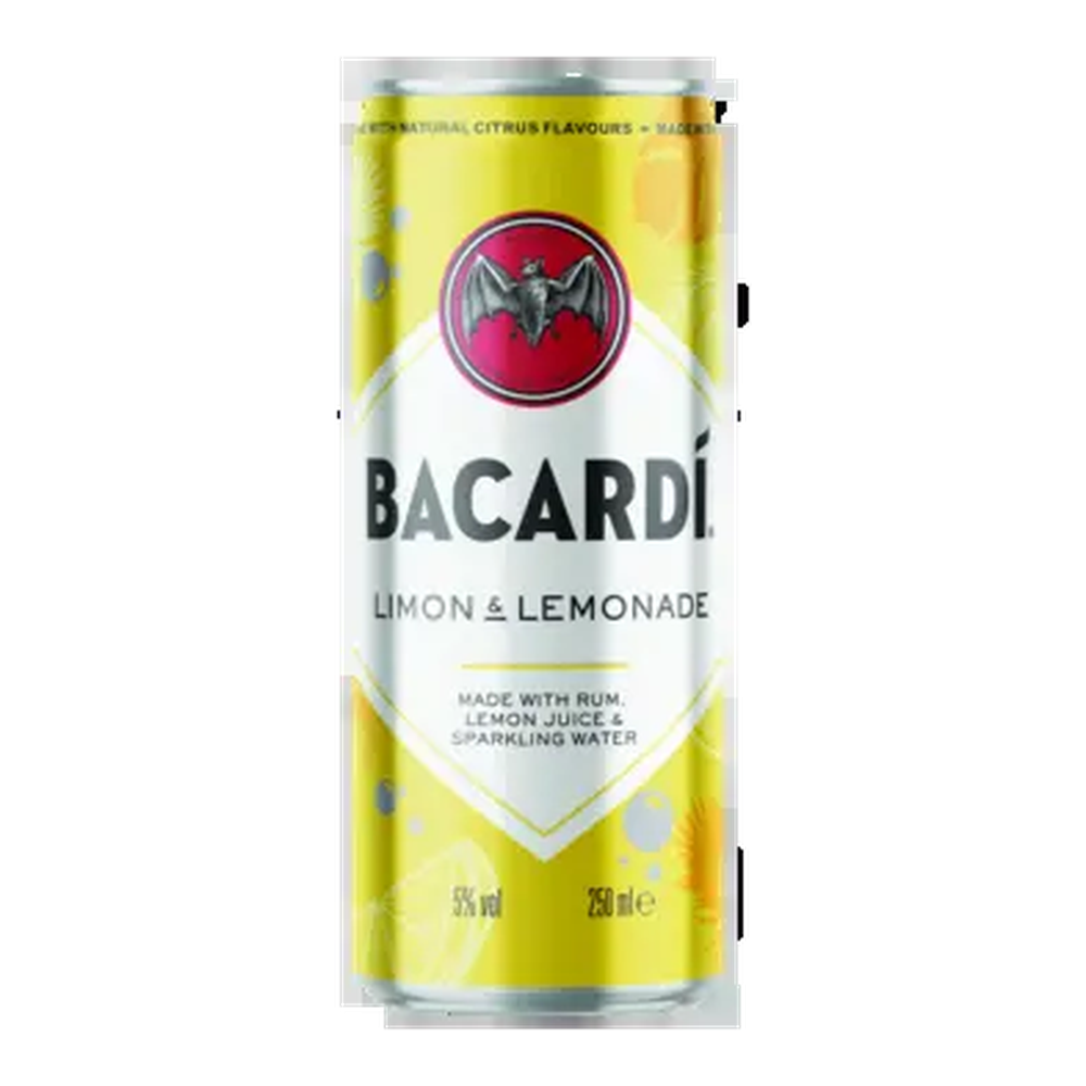 Bacardi limon & lemonade 3 st